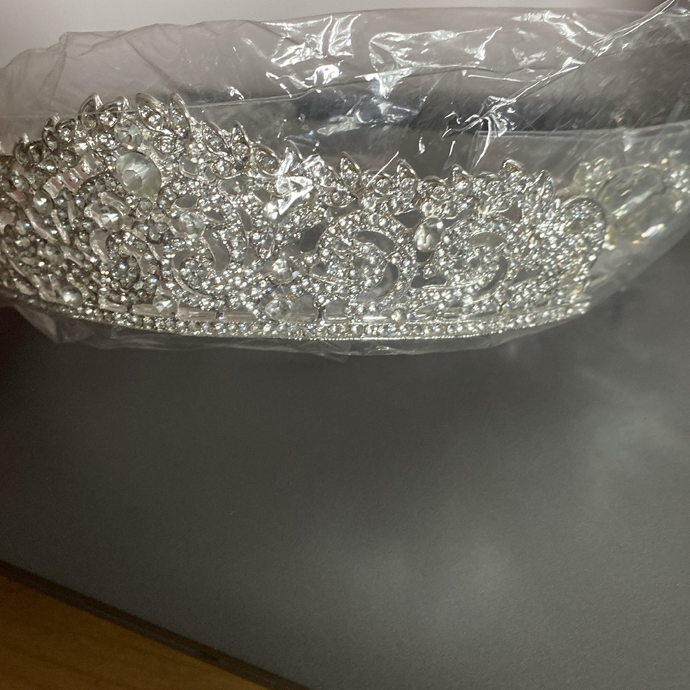 2/$25 Brand new Tiara with earrings.